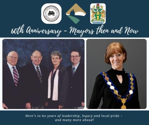 60th Anniversary - Mayors then and now photo