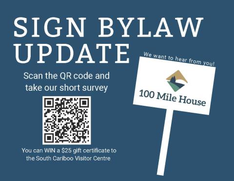 QR code for Sign Bylaw Survey